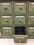 Antique spice drawers