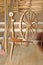 Antique spinning wheel