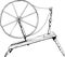 Antique Spinning Wheel Outline