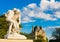 Antique Statue in Jardin des Tuileries. Paris, France. Tuileries Garden Jardin des Tuileries, 1564 is a public garden located