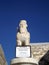Antique statue Sphinx in museum Bodrum Turkey