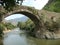 Antique stones bridge of Alaverdi in Armenia.