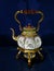 Antique Teapot Painted Enamel Golden Octagonal Copper Kettle Qianglong Qing Dynasty Forbidden City Maritime Silkroad Palace Museum