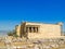 The Antique temple of Caryatid marble columns of the Erechtheion