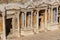 Antique theater, columns and arches of the amphitheater, Hierapolis, Turkey