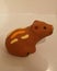 Antique traditional Japanese toy, cute little pig