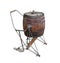Antique tumbler clothes washer isolated.