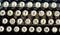 Antique typewriter keys