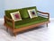 Antique upholstered settee