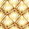 Antique vector seamless gold shell art deco pattern.