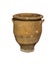 Antique vessel in the palace of Knossos on Crete in Greece isolated