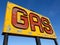 An antique, vintage gas sign on route 66