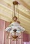 Antique, Vintage Home Ceiling Oil Lamp