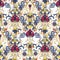 Antique. Vintage retro ethnic seamless pattern. Baroque, renaissance geometric multicolor floral arabesque with summer print,