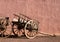 Antique Wagons and Adobe Wall