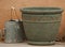 Antique Watering Can and Flower Pot