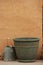 Antique Watering Can and Flower Pot