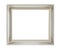 Antique white frame isolated