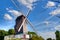 Antique windmill Bruges / Brugge, Belgium