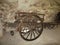 Antique wood carriage for daily and working use