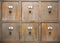 Antique Wood Filing Cabinet Drawers