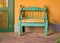 Antique Wooden Bench in Santa Fe