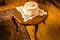 Antique wooden coffee table