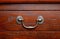 Antique wooden drawers detail