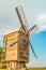 Antique wooden flour windmill