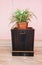 Antique wooden indoor plant pot stand