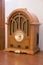 Antique wooden radio