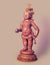 Antique wooden statue of Bala Krishna-Hindu God