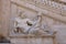 Antique works of art in the Capitoline Museum. Capitoline Hill -