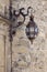 Antique wrought iron lamp in Andalusia