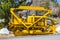 Antique Yellow Bulldozer