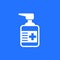 antiseptic, alcohol gel vector icon