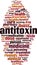 Antitoxin word cloud