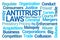 Antitrust Laws Word Cloud