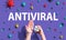 Antiviral theme with hand sanitizer