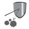 Antivirus shield protection concept vector illustration