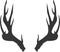 Antler jpage with SVG Clipart Silhouette Design, Vector Antler  Deer Antler Graphic Clip Art, Antler Cut Cutting Files