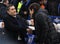 Antonio Conte greets Ernesto Valverde