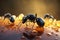 Ants honey drop sunlight. Generate Ai