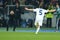 Antunes celebrates scored goal while Serhiy Rebrov holds his head on the background, UEFA Europa League Round of 16 second leg mat