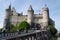 Antwerp, Belgium - May 11, 2015: People visit Steen Castle (Het steen) in Antwerp