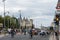 Antwerp, Belgium - Sep 18, 2016: The decorated castle station in Antwerp, Belgium