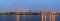 Antwerp blue hour panorama