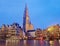 Antwerp. The Cathedral Of Our Lady. The Monument To Rubens.