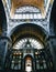 Antwerp Central station under the lights in Antwerp in Belgium