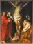 Antwerp - The Crucifixion paint by great baroque master Jacon Jordaens in St. Pauls church (Paulskerk)